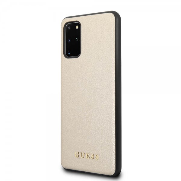 Guess Samsung Galaxy S20 Plus Iridescent Cover kulta
