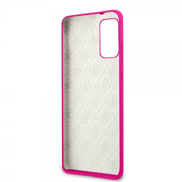 Guess Samsung Galaxy S20 Plus Suojakuori logolla, magenta