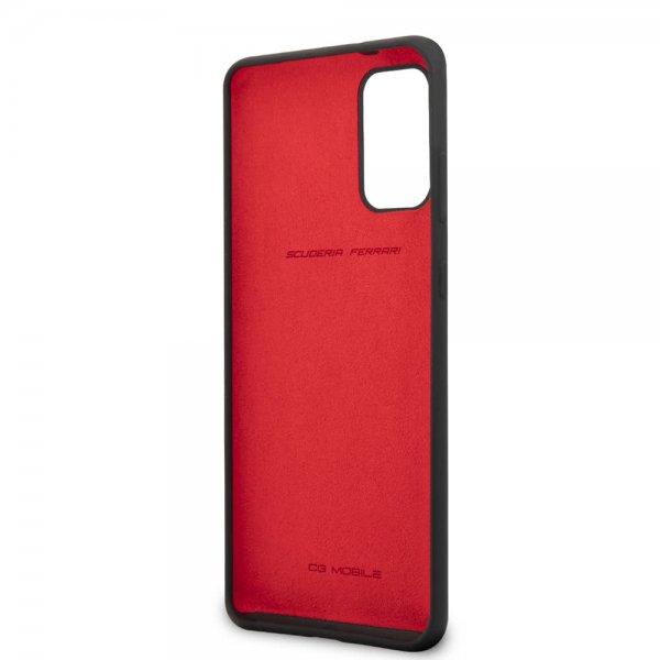 Ferrari Samsung Galaxy S20 Plus -kuori logolla, musta
