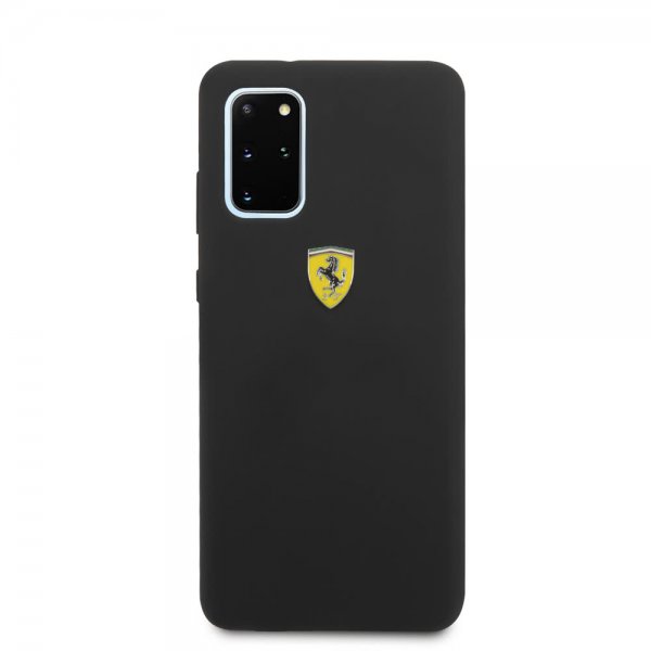 Ferrari Samsung Galaxy S20 Plus -kuori logolla, musta