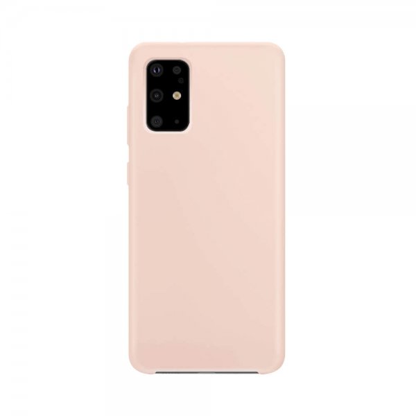 Xqisit Samsung Galaxy S20 Plus -silikonikuori, pinkki