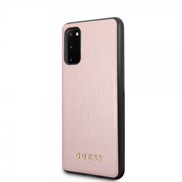 Guess Samsung Galaxy S20 Suojakuori Iridescent Cover Rosekultainen