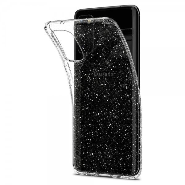 Spigen Samsung Galaxy S20 Suojakuori Liquid Crystal Glitter Crystal Quartz