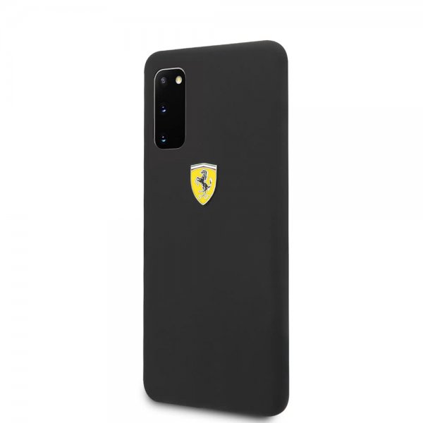 Ferrari Samsung Galaxy S20 Suojakuori Logolla Musta