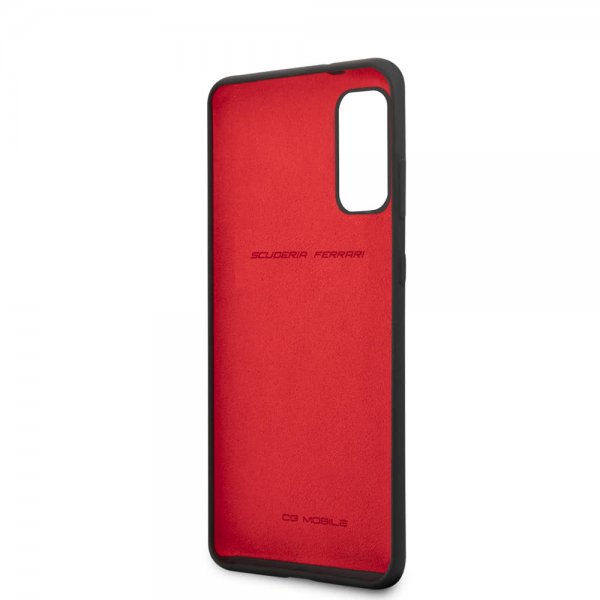 Ferrari Samsung Galaxy S20 Suojakuori Logolla Musta