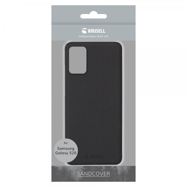 Krusell Samsung Galaxy S20 Sandby Cover -kuori, musta