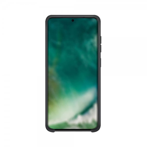 Xqisit Samsung Galaxy S20 Silikonikuori, musta