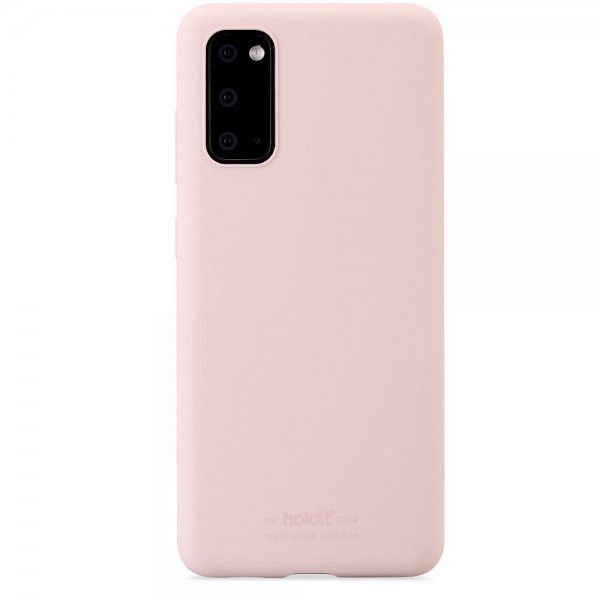 holdit Samsung Galaxy S20 -silikonikuori, Blush Pink