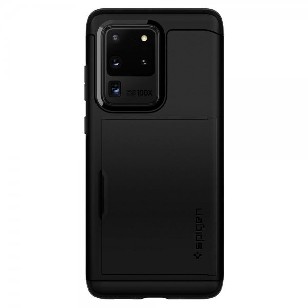Spigen Samsung Galaxy S20 Ultra -suojakuori Slim Armor CS, musta