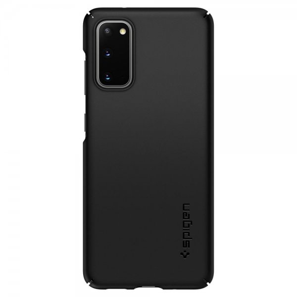 Spigen Samsung Galaxy S20 Ohut istuvuus -suojakuori, musta