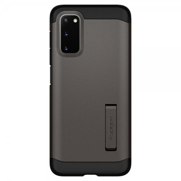 Spigen Samsung Galaxy S20 Suojakuori Tough Armor Gunmetal