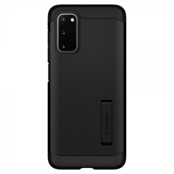 Spigen Samsung Galaxy S20 Suojakuori Tough Armor Musta