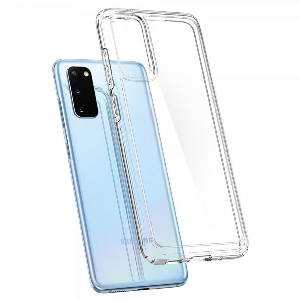 Spigen Samsung Galaxy S20 Suojakuori Ultra Hybrid Crystal Clear