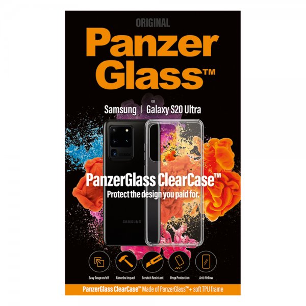 PanzerGlass Samsung Galaxy S20 Ultra ClearCase -suojakuori