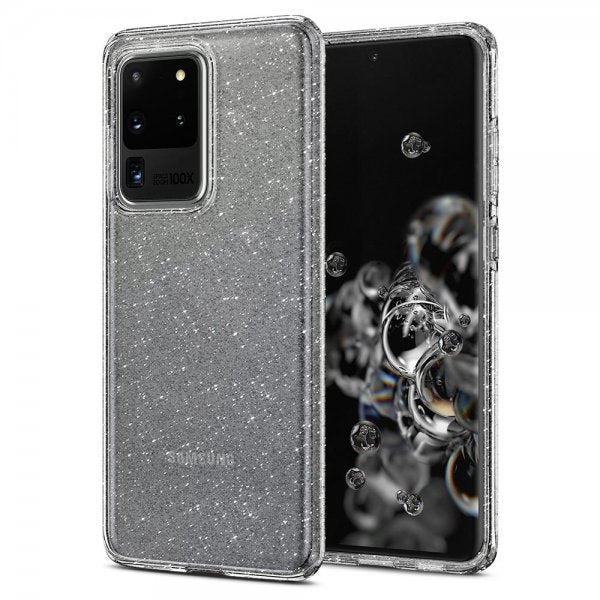 Spigen Samsung Galaxy S20 Ultra Suojakuori Liquid Crystal Glitter Crystal Quartz