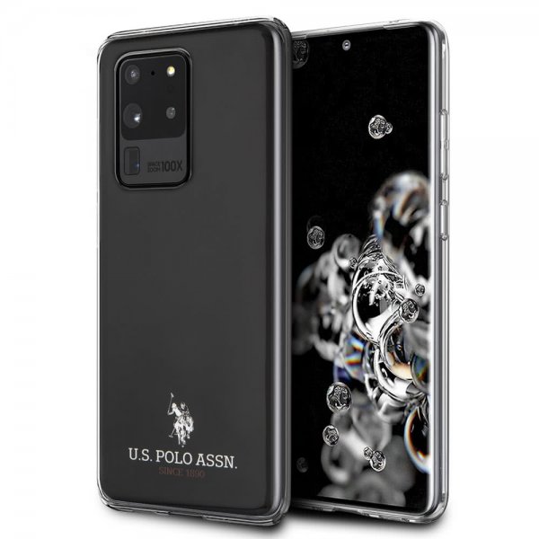 U.S. Polo Samsung Galaxy S20 Ultra -kuoret logolla, musta