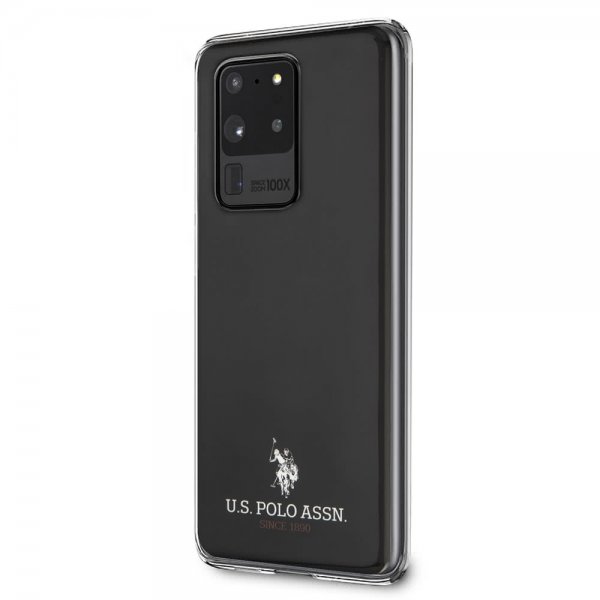U.S. Polo Samsung Galaxy S20 Ultra -kuoret logolla, musta