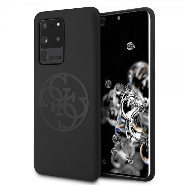 Guess Samsung Galaxy S20 Ultra Suojakuori Logolla Musta