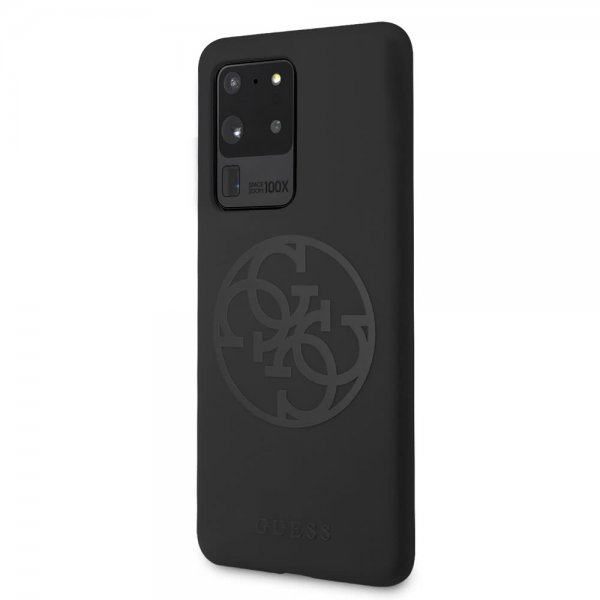 Guess Samsung Galaxy S20 Ultra Suojakuori Logolla Musta