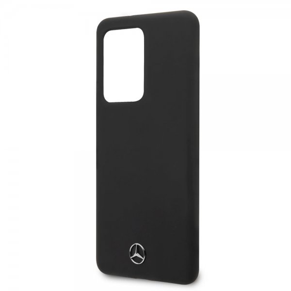 Mercedes Benz Samsung Galaxy S20 Ultra Suojakuori logolla Musta