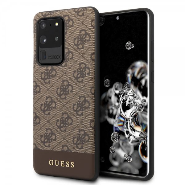 Guess Samsung Galaxy S20 Ultra Suojakuori Monogram Ruskea