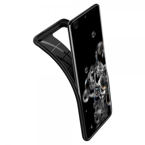 Spigen Samsung Galaxy S20 Ultra Suojakuori Rugged Armor Matte Black