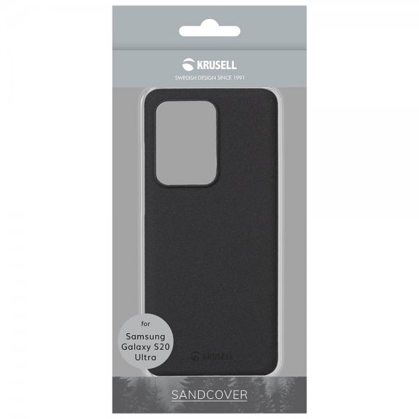 Krusell Samsung Galaxy S20 Ultra Suojakuori Sandby Cover Musta