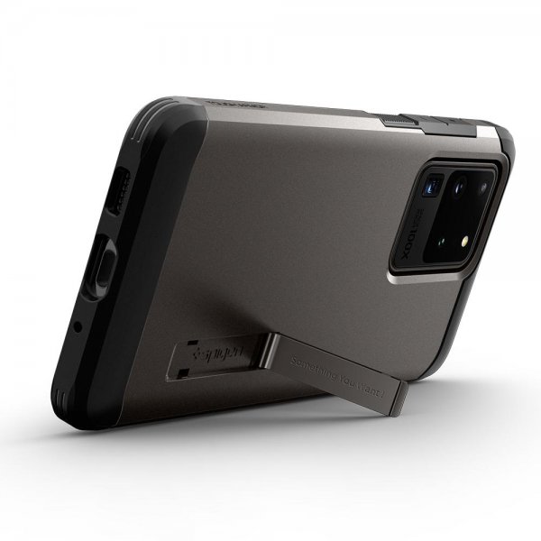 Spigen Samsung Galaxy S20 Ultra Suojakuori Tough Armor Gunmetal