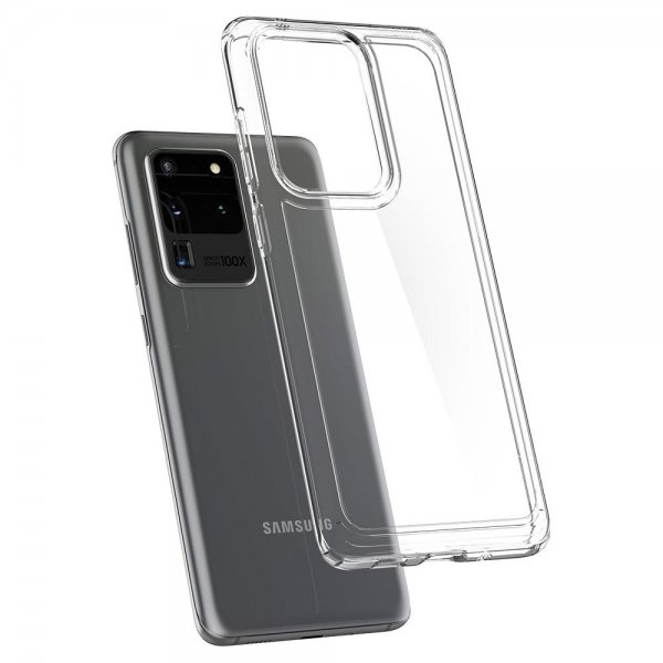 Spigen Samsung Galaxy S20 Ultra Ultra Hybrid -suojakuori, kristallinkirkas