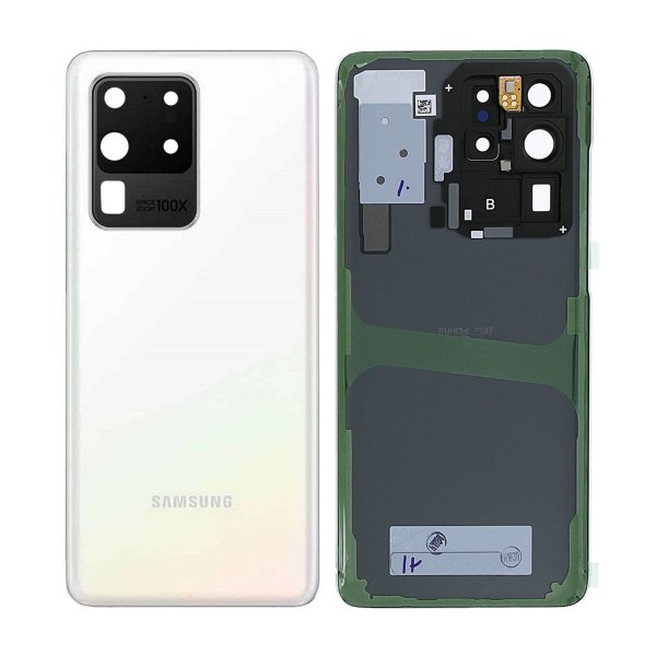 Samsung Galaxy S20 Ultra (SM-G988F) Takakansi Alkuperäinen - Valkoinen