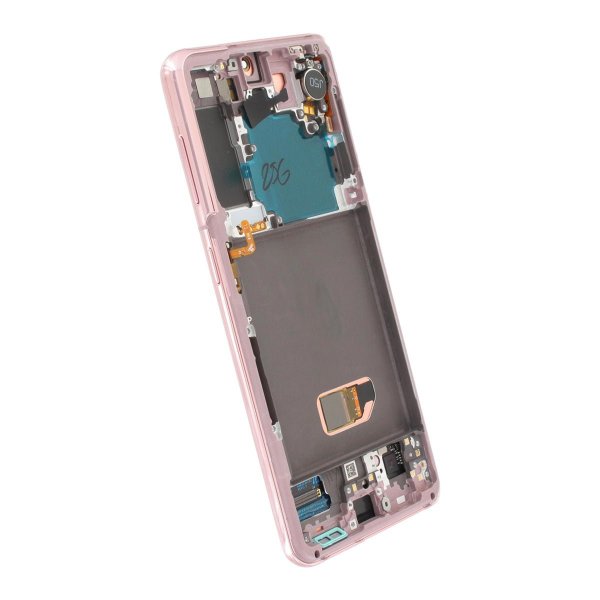 Samsung Galaxy S21 5G LCD-näyttö LCD-kosketusnäytöllä - Pinkki