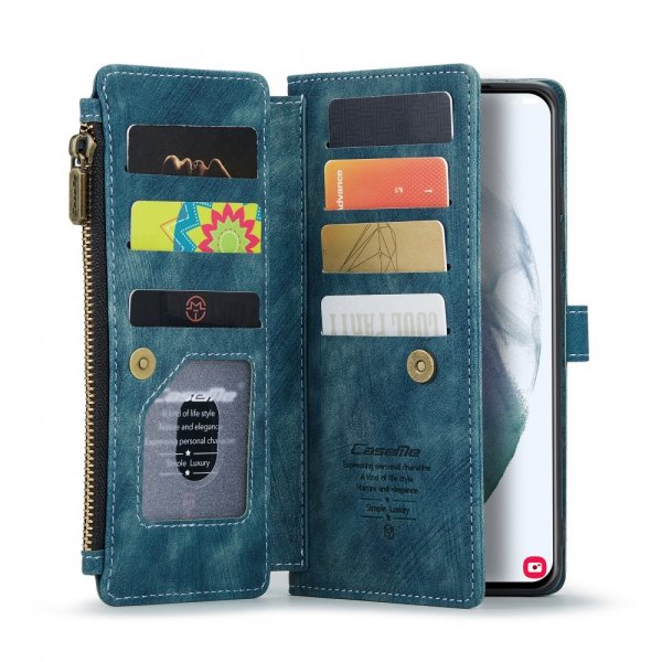 CaseMe Samsung Galaxy S21 FE -suojakuori C30 Series Petrol