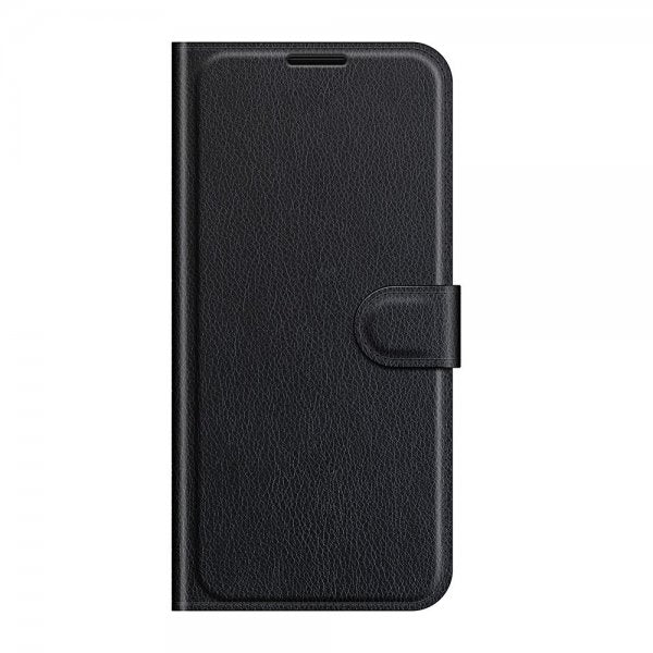 Samsung Galaxy S21 FE Litchi musta kotelo