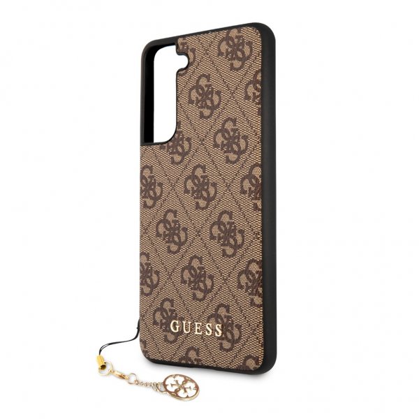 Guess Samsung Galaxy S21 FE Kuoret 4G Charms Ruskea