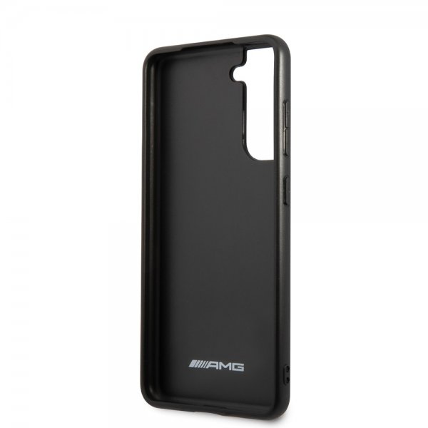 AMG Samsung Galaxy S21 FE -kuori, kaiverretut raidat, musta