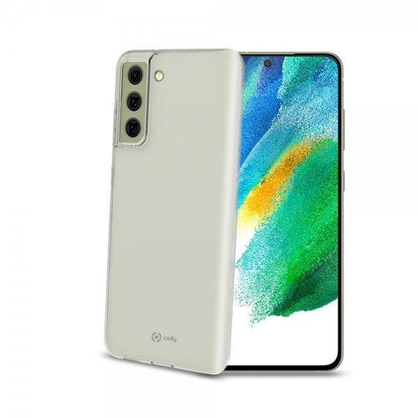 Celly Samsung Galaxy S21 FE Kuori GELSKIN Läpinäkyvä