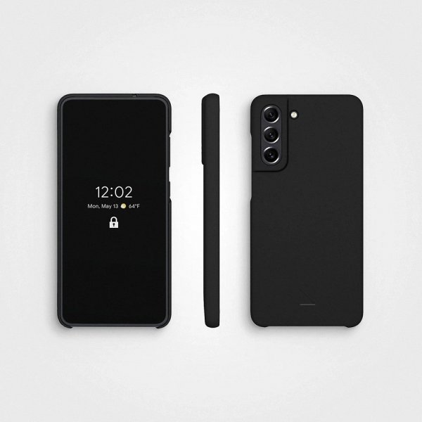 agood company Samsung Galaxy S21 FE -kuori Kasvipohjainen Charcoal Black