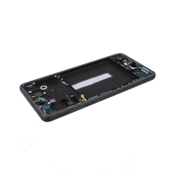 Samsung Galaxy S21 FE näyttö ja alkuperäinen LCD-näyttö - grafiitinharmaa/musta