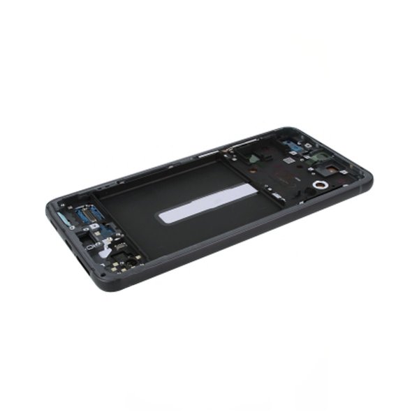 Samsung Galaxy S21 FE näyttö ja alkuperäinen LCD-näyttö - grafiitinharmaa/musta