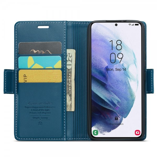 CaseMe Samsung Galaxy S21 Suojakotelo 023 Series Sininen