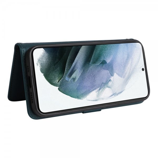 Betopnice Samsung Galaxy S21 Kotelo irrotettavalla kuorella 005 Sininen