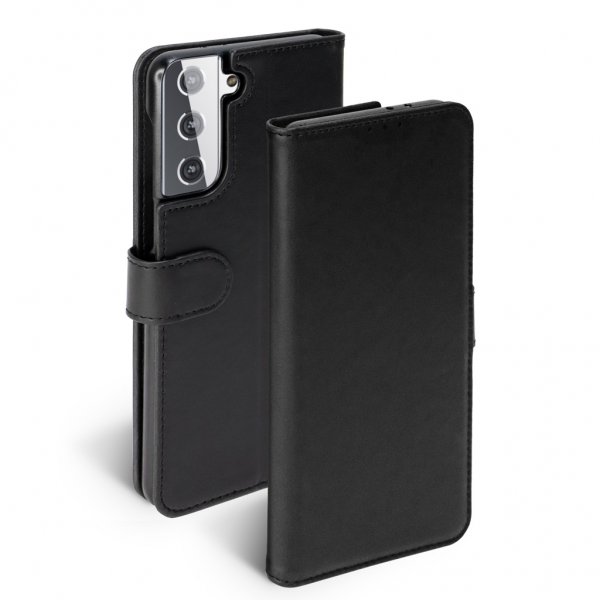 Krusell Samsung Galaxy S21 Plus Kotelo PhoneWallet Musta