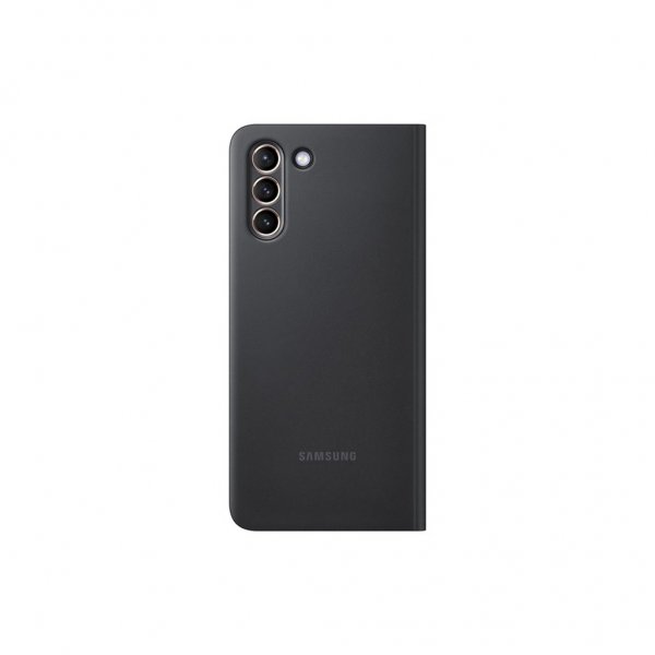Samsung Alkuperäinen Galaxy S21 Plus Fodral Smart Clear View Cover Musta
