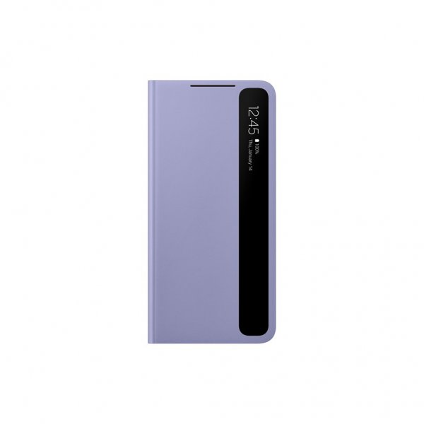 Samsung Original Galaxy S21 Plus -suojakotelo Smart Clear View Cover, violetti