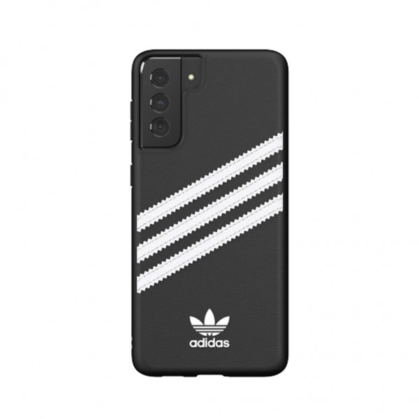 Adidas Samsung Galaxy S21 Plus -kuori 3 Stripes Snap Case, musta