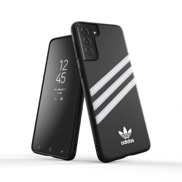 Adidas Samsung Galaxy S21 Plus -kuori 3 Stripes Snap Case, musta