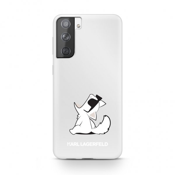 Karl Lagerfeld Samsung Galaxy S21 Plus Kuori Choupette Läpinäkyvä