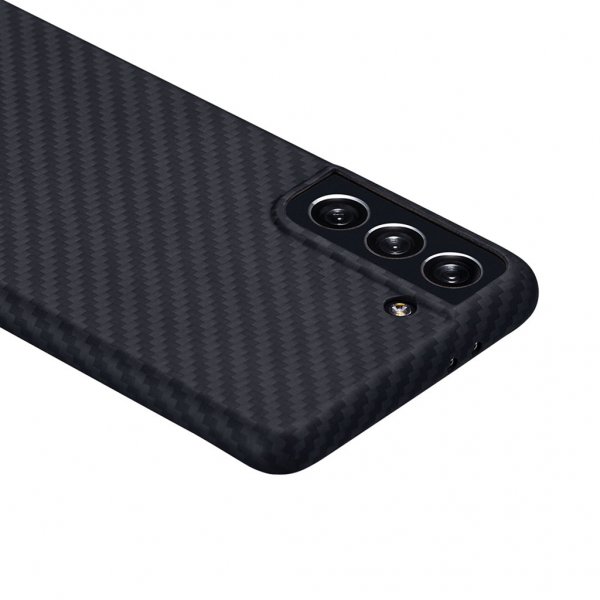 Pitaka Samsung Galaxy S21 Plus Kuori MagEZ Case Musta/Harmaa Twill