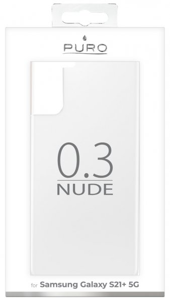 Puro Samsung Galaxy S21 Plus -kuoret, Nude läpinäkyvä