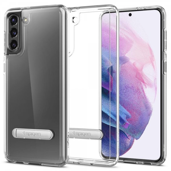 Spigen Samsung Galaxy S21 Plus -kuori Ultra Hybrid S Crystal Clear